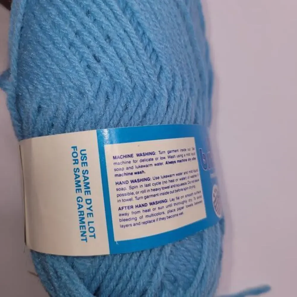 Yarn Brunswick 100% Orlon Acrylic 50 grams 175 Yards Gauge 6 STS‎ Lt Rich Teal